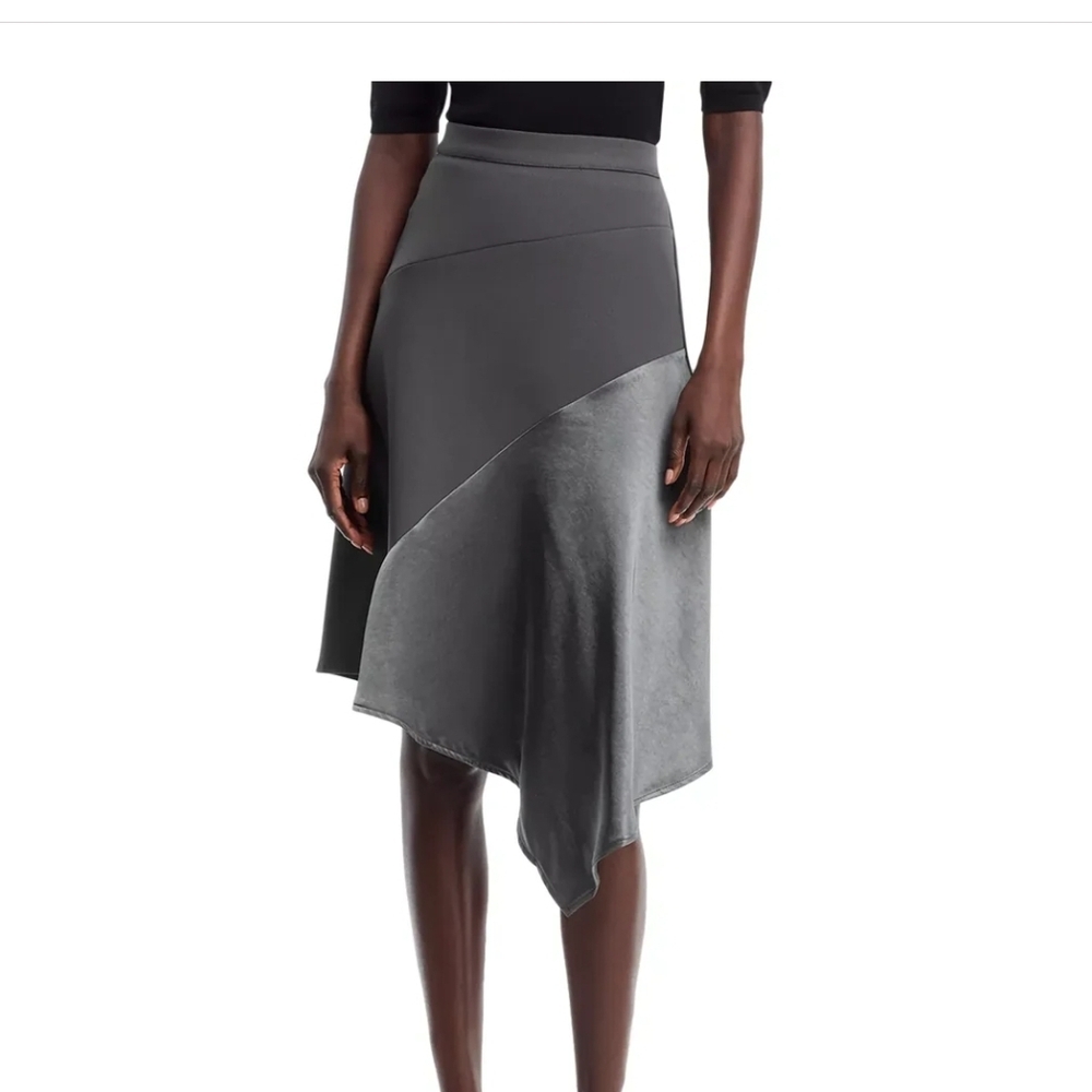 Gracia Contrast Asymmetric Skirt Size XL New With Tags